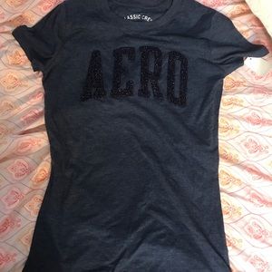 Aeropostale short sleeve navy blue tee